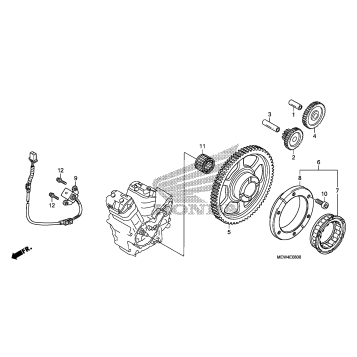 PULSE GENERATOR + STARTING CLUTCH