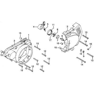 LEFT CRANKCASE COVER