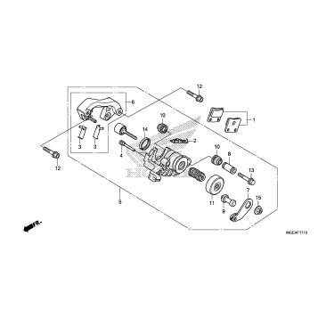 PARKING BRAKE CALIPER