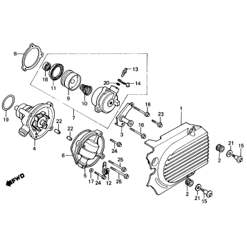 LEFT CRANKCASE COVER