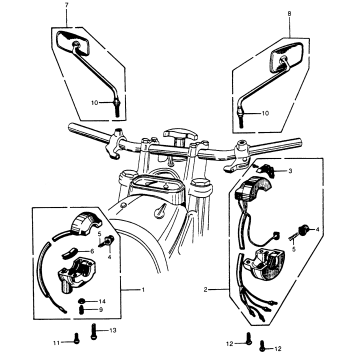 DIMMER SWITCH + STARTER SWITCH