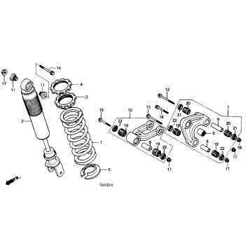 REAR SHOCK ABSORBER 93