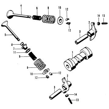 CAMSHAFT + VALVES