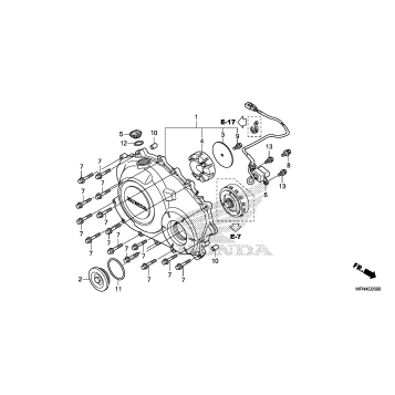 RIGHT CRANKCASE COVER