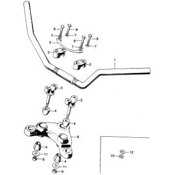 HANDLEBAR + TOP BRIDGE