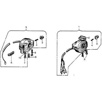 DIMMER SWITCH + STARTER SWITCH