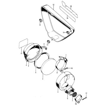 LEFT SIDE COVER + AIR CLEANER