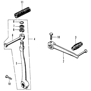 CHANGE PEDAL + KICK STARTER ARM