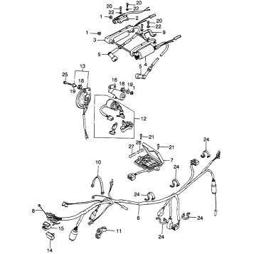 WIRE HARNESS + IGNITION COIL