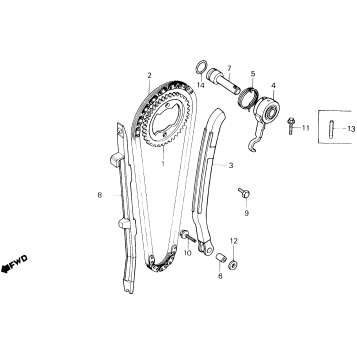 CAM CHAIN + TENSIONER