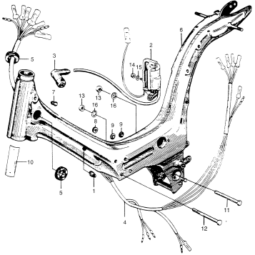 FRAME + WIRE HARNESS