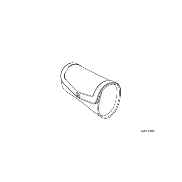 POUCH, FR. LEATHER (PLAIN)