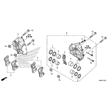 FRONT BRAKE CALIPER (1)