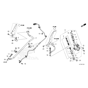 REAR BRAKE MASTER        CYLINDER (2)