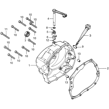 RIGHT CRANKCASE COVER