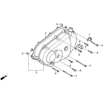 LEFT CRANKCASE COVER
