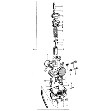 CARBURETOR III (KEIHIN) CL90