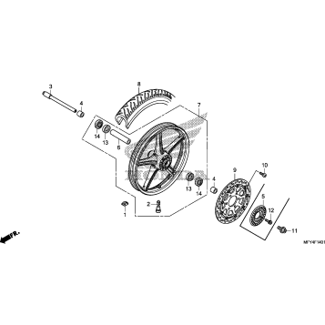 FRONT WHEEL (2)