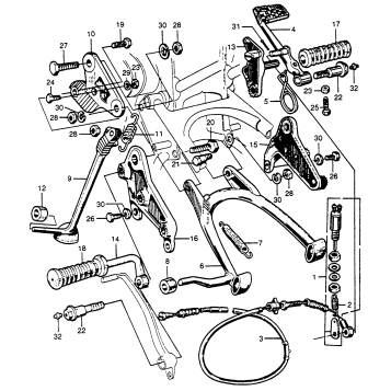 MAIN STAND + STEP BAR