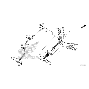 REAR BRAKE MASTER CYLINDER