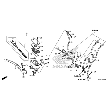 FRONT BRAKE MASTER       CYLINDER (2)
