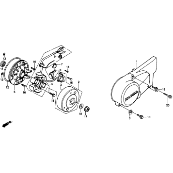 LEFT CRANKCASE COVER