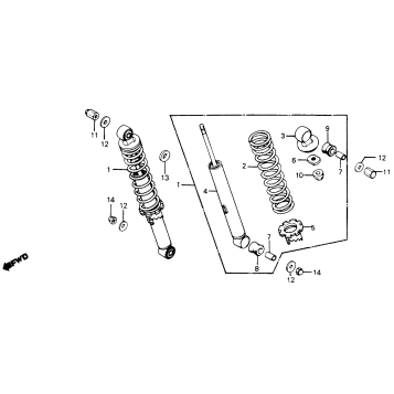REAR SHOCK ABSORBER 82