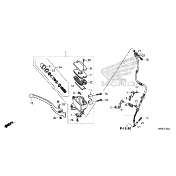 FRONT BRAKE MASTER       CYLINDER (1)