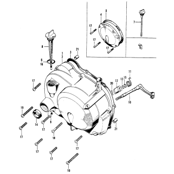 RIGHT CRANKCASE COVER