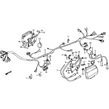 WIRE HARNESS + ELECTRIC PARTS