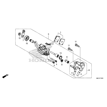 PARKING BRAKE CALIPER