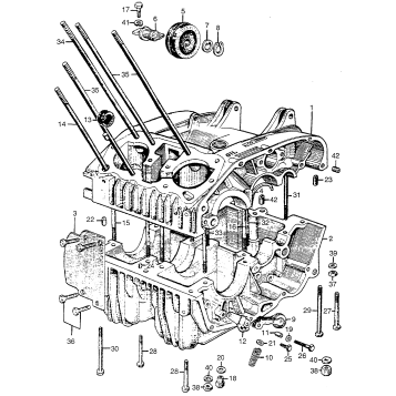 UPPER & LOWER CRANKCASE