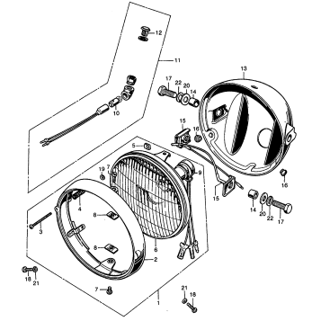 HEADLIGHT + HEADLIGHT CASE