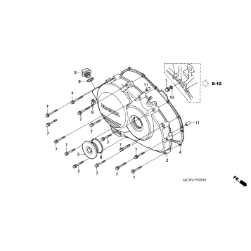 RIGHT CRANKCASE COVER