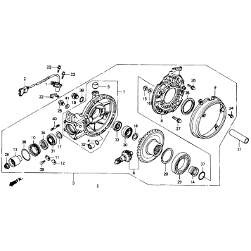 FINAL DRIVEN GEAR 1100A