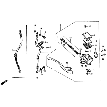 FRONT BRAKE MASTER CYLINDER