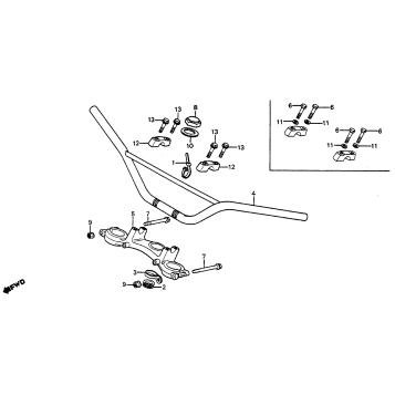 HANDLEBAR + TOP BRIDGE