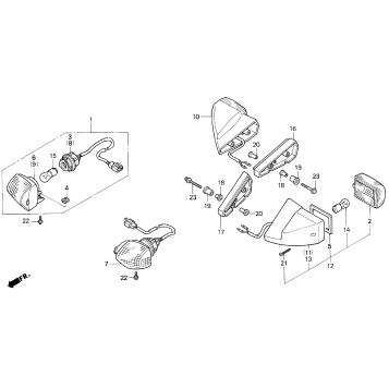 F2 TURN SIGNAL 91-94