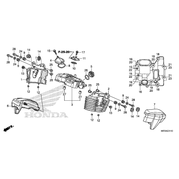 REAR CYLINDER HEAD COVER