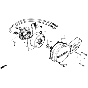 LEFT CRANKCASE COVER
