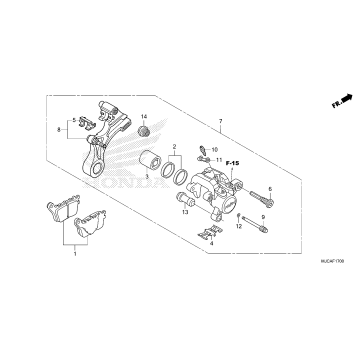 REAR BRAKE CALIPER (1)