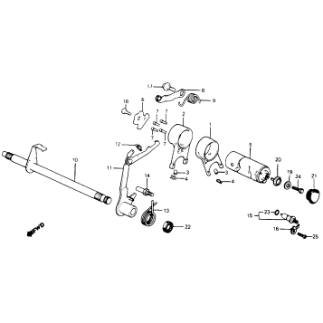 SHIFT DRUM + SHIFT FORK