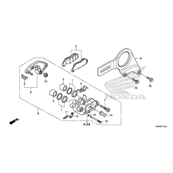 REAR BRAKE CALIPER (1)