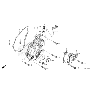 LEFT CRANKCASE COVER