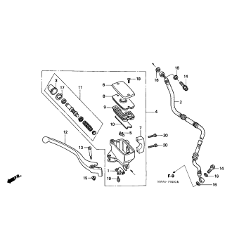 FRONT BRAKE MASTER CYLINDER