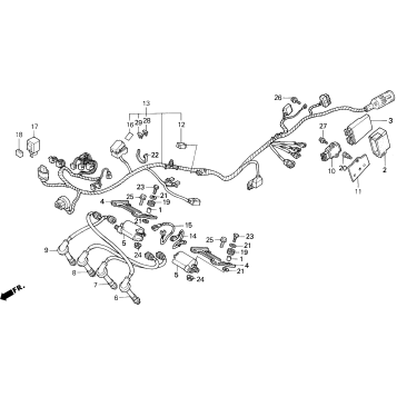 F2 WIRE HARNESS 91-94