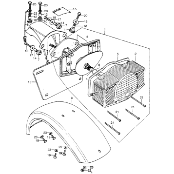 TAILLIGHT + REAR FENDER