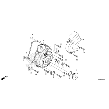 LEFT CRANKCASE COVER
