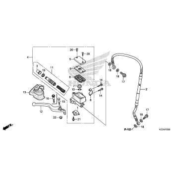 FRONT BRAKE MASTER       CYLINDER (1)