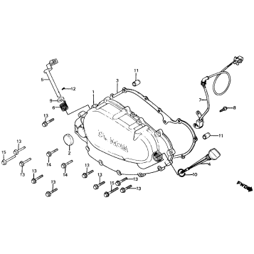 RIGHT CRANKCASE COVER